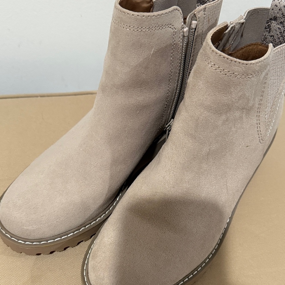 Target Women's Light Beige Ankle Booties